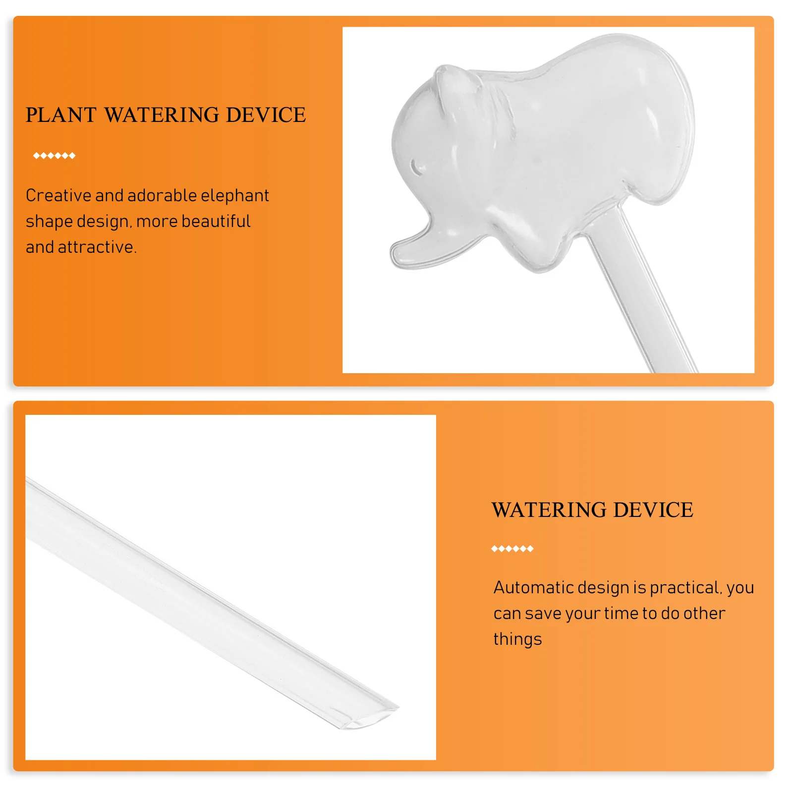 

5pcs Automatic Flower Watering Device Self Watering Bulbs For Indoor Plants Gardening Tool Plant Waterer Vacation Home Use Large