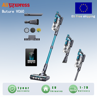 Buture VC60 Vacuum Cleaner Cordless Handheld 38KPA Strong suction 450W LED Touch Screen Motor Smart Home Cleaning Vacuum Cleaner