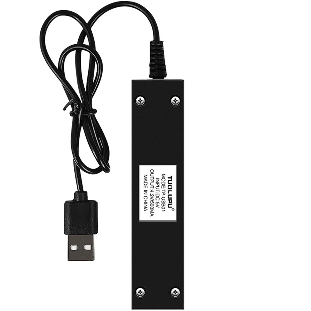 5 sztuk ładowarka USB jednokomorowa ładowarka akumulatorowa do 18650 14500 26650 akumulator litowy Adapter szybkiego ładowania