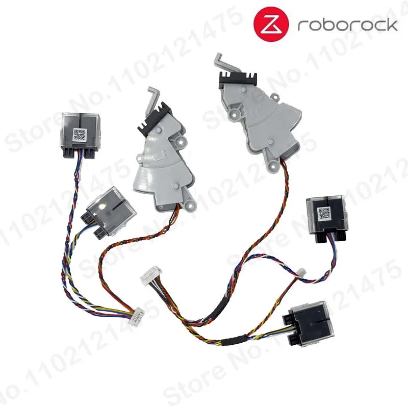 Original Topaz SC Left Right Cliff Front Impact Bumper Assembly Kits For Roborock S7 Max Ultra Vacuum Cleaner Cliff Sensor Parts