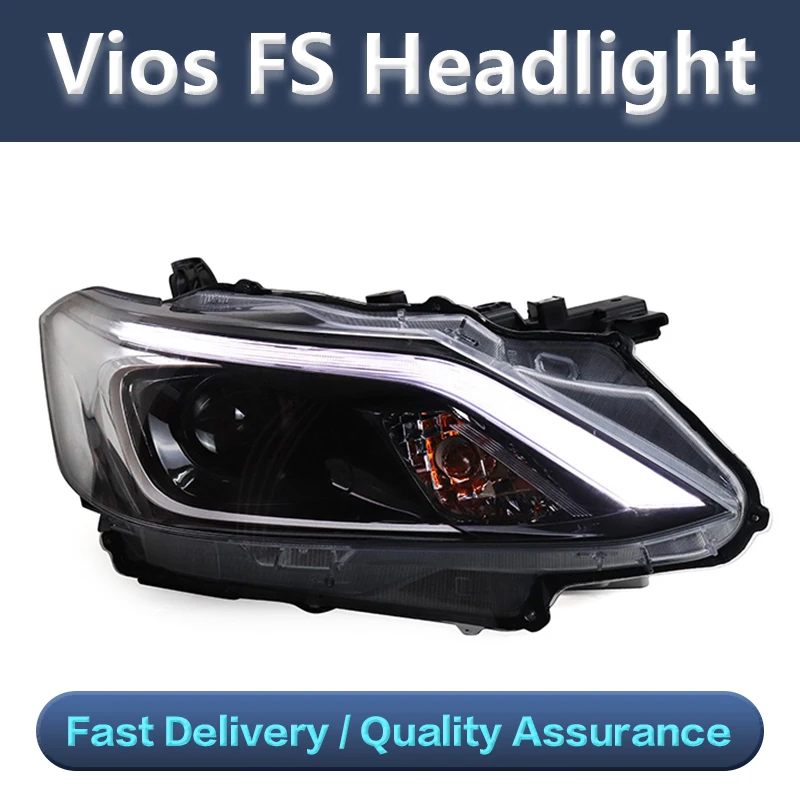 Headlights 2017 2018 2019 year LED head light For TOYOTA VIOS Double Head Lamp Assembly