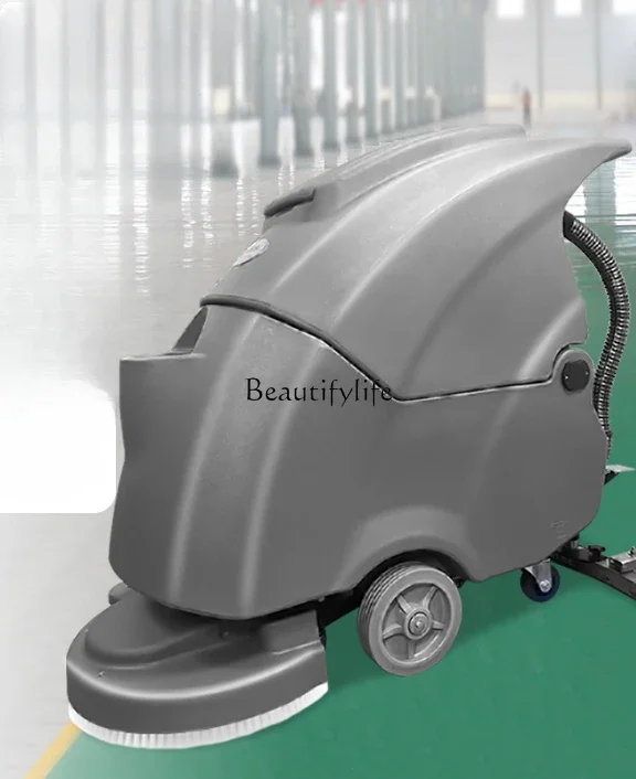 

Industrial hand-push washing machine Commercial washing, suction and towing integrated automatic