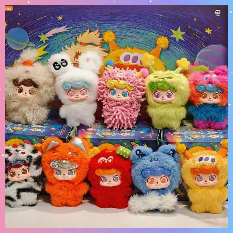 Genuine Q.Kid Blind Box Wave Club Series Cartoon Cute Mini Vinyl Doll Backpack Keychain Bag Decor Surprise Toy Collection Gift