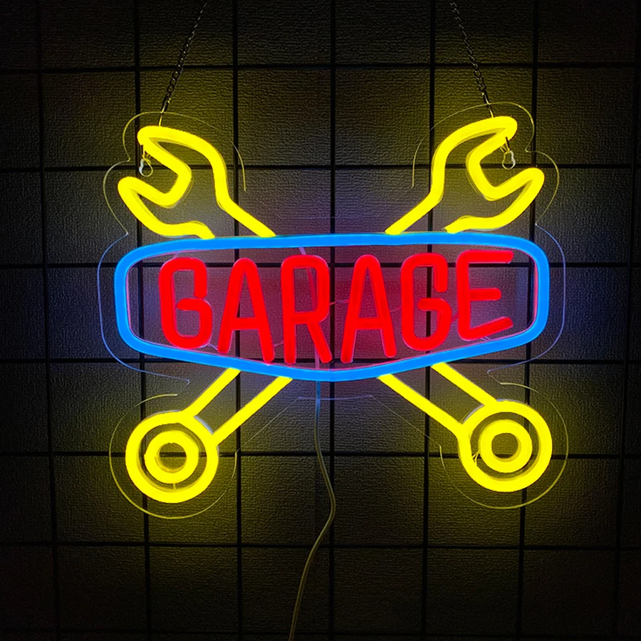 Letrero de neón LED para garaj - Auto Repair Shop Signs reseña y precio