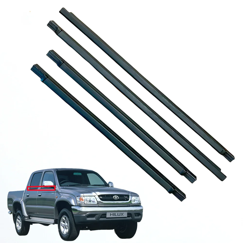 

Window Belt Weatherstrip Outer 4Door Belt Glass Door Seal OE NO. 68161/68162-35020, 68164/68163-35020