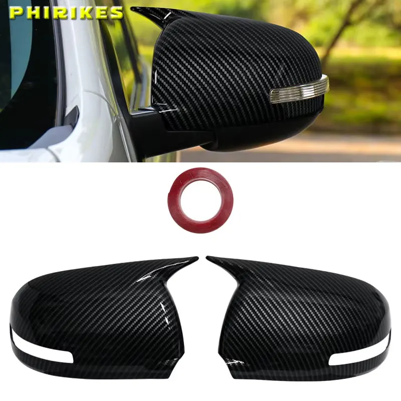 

Side Rearview Mirror Cover Trim Fit for Mitsubishi Outlander Sport ASX With Turning Lights 2019 2018 2017 2016