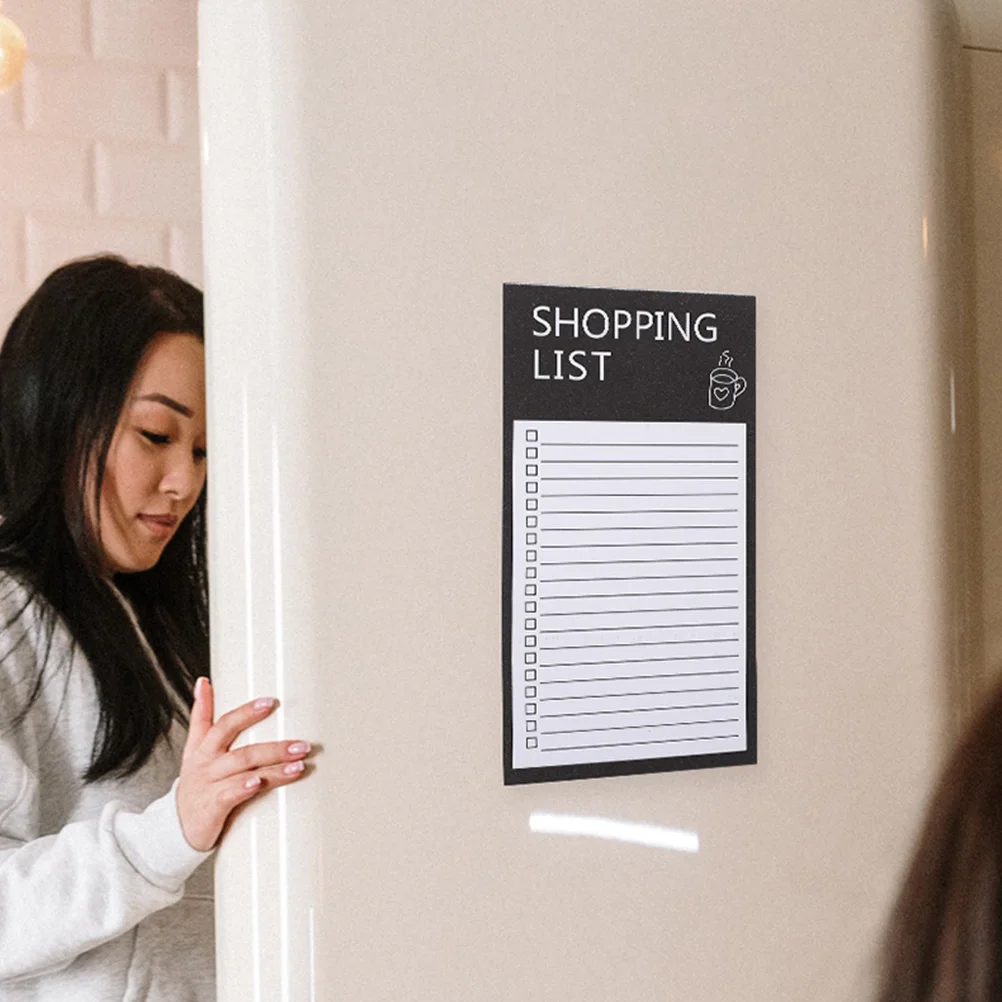 

Magnetic Notepad for Fridge Grocery List Pads Planner Notepads Shopping Memo Pad Practical Note Pad Convenient Fridge Notepad