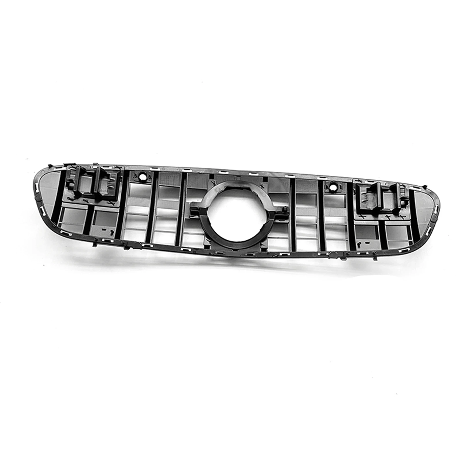 Front Grille Grill For Mercedes Benz SL Class R231 2017-2023 SL500 SL550 GT Style Black/Silver Car Upper Bumper Hood Mesh Grid