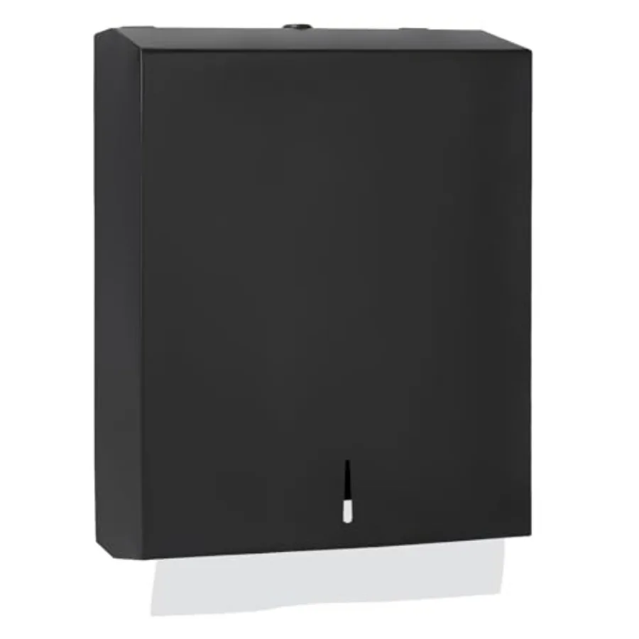

Paper Towel Dispenser Wall Mount, Matte Stainless Steel Commercial Paper Towel Holder with Lock, Large apaity Multifold Towels
