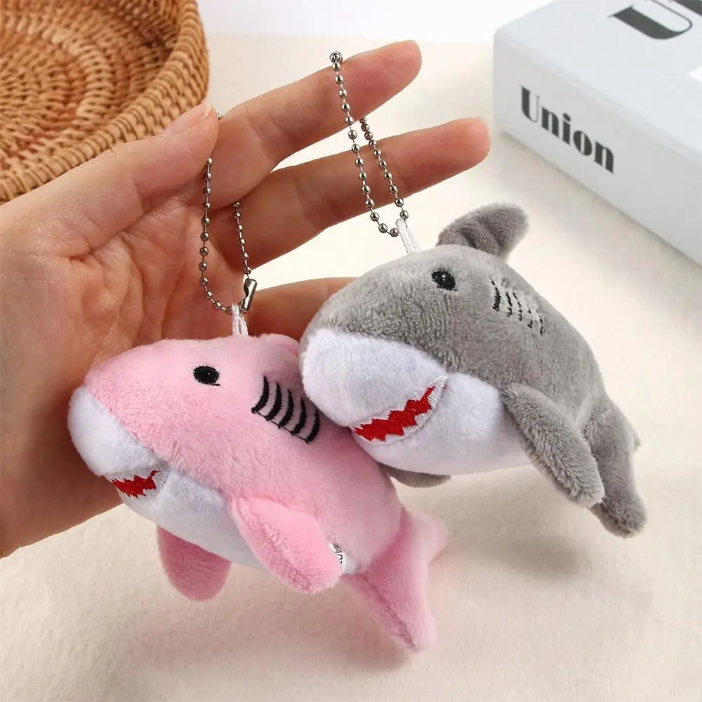 Simulation Shark Backpack Keychain Shark Keyring Bag Pendant Shark Key Chain Key Chain Pendant Shark Plush Toy Ocean Animal