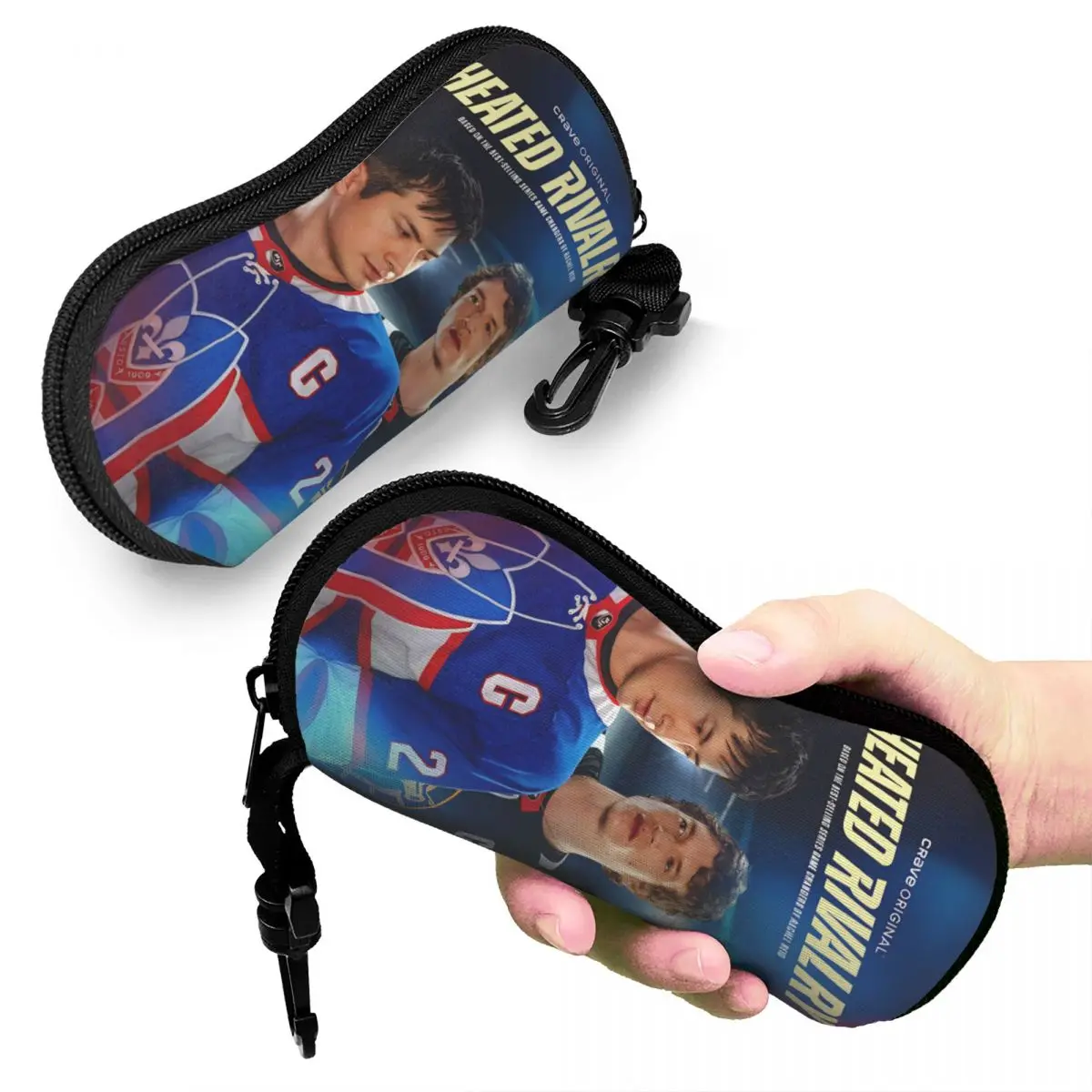 Heated Rivalry Glasses Case Travel Hockey Game Glasses Box Small Eyewear Container