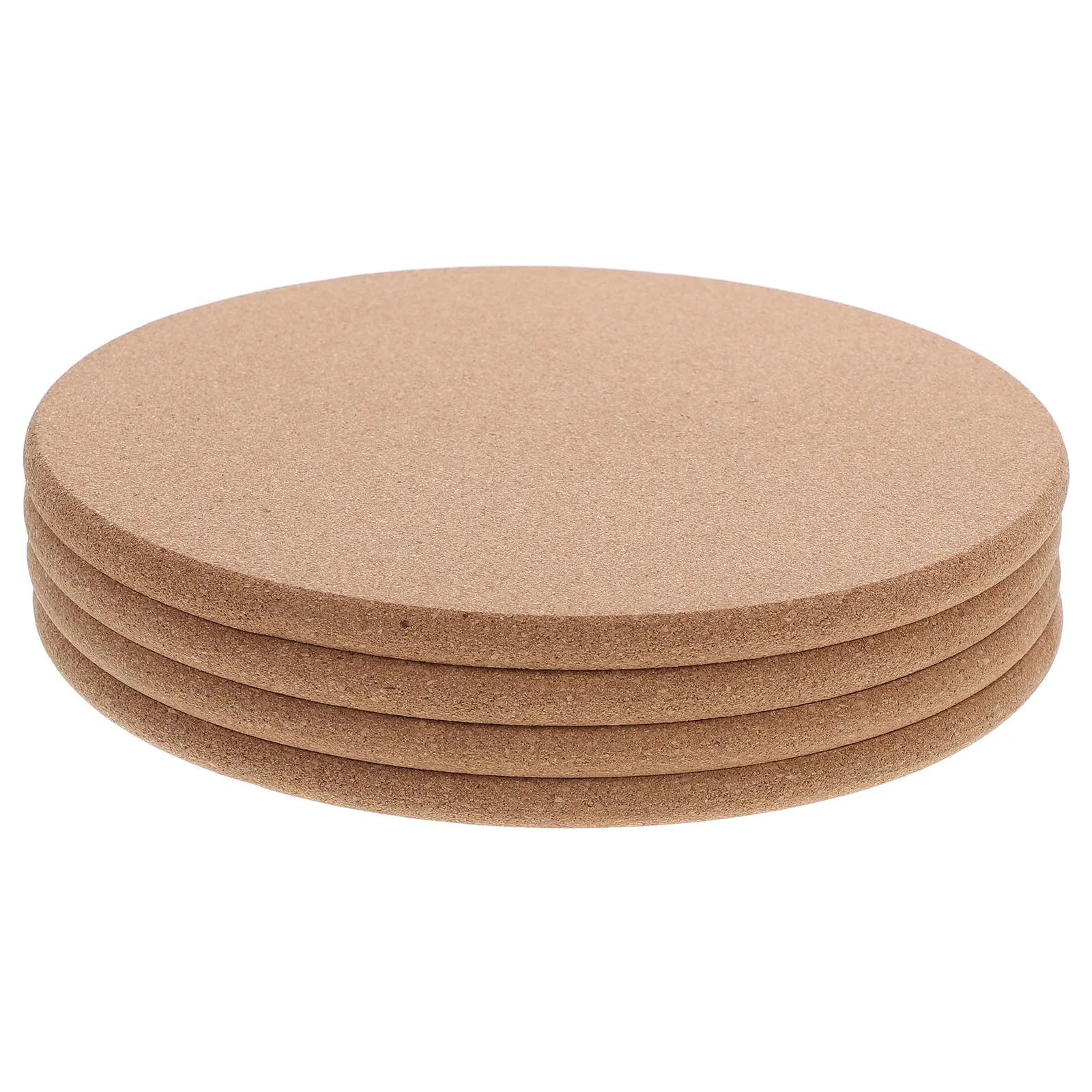 

4PCS 19CM Pot Holders Large Protection Insulated Cork Pads For Kitchen Table Placemat Kitchen Table BBQ Non Slip