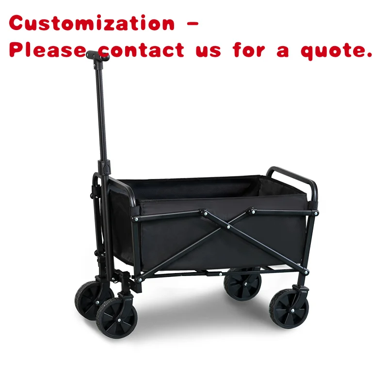 custom.Durable Tabletop Wagon Portable Quick Fold Camping Folding Cart