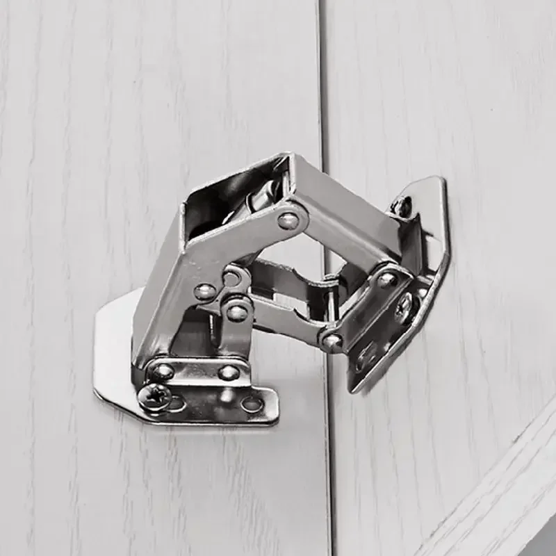 Bisagra puerta gabinete gruesa acero inoxidable, bisagra plegable 90 grados, bisagra hidráulica cierre