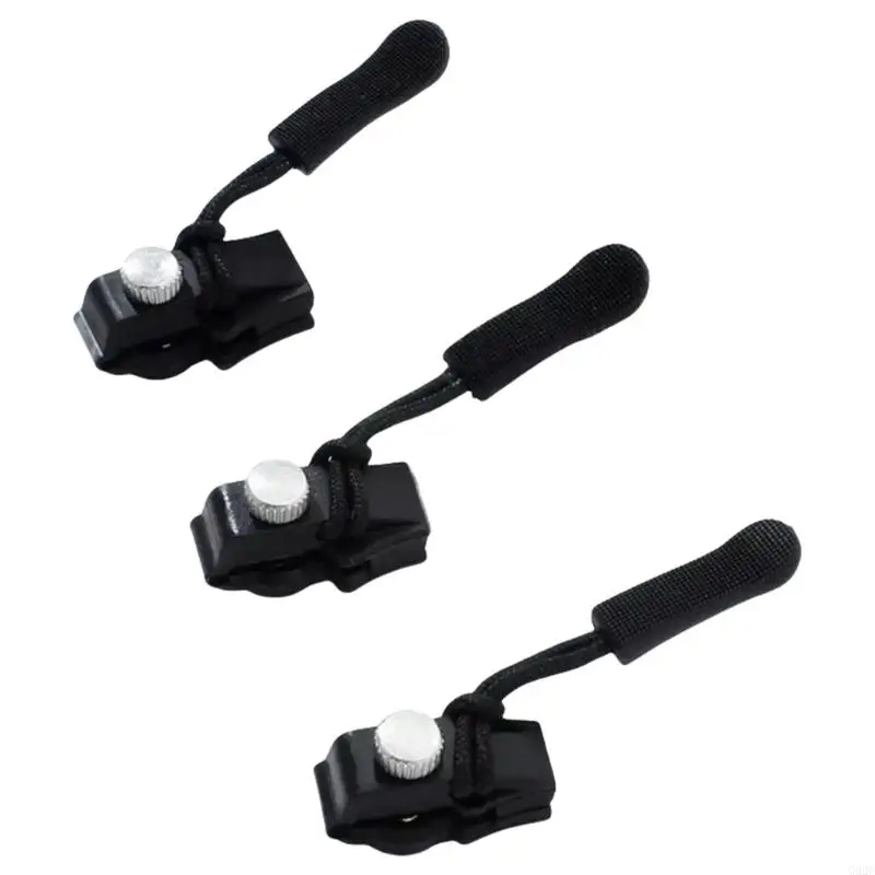 G92C 3 Cái/bộ Dây Kéo Có Thể Tháo Rời Kéo Khóa Kéo 3 Kích Thước Bộ Sửa Chữa Dây Kéo Bộ Thay Thế Dễ Dàng Lắp Đặt Khóa Kéo Cho