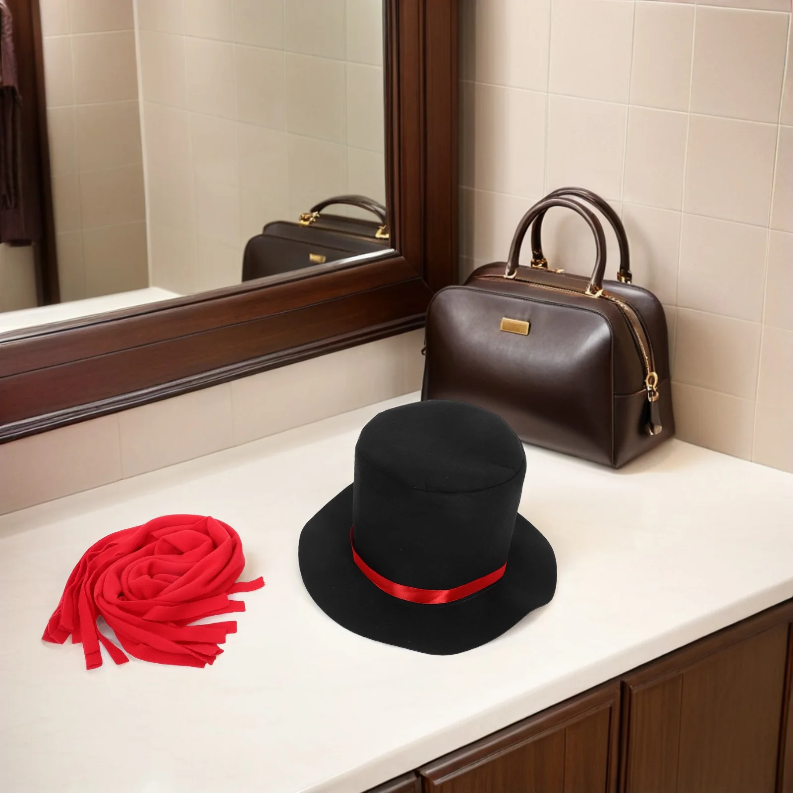 Kit de vestir de muñeco de nieve, gorro de Navidad, bufanda, vacaciones de invierno, traje de Cosplay, accesorio de disfraz, vestido elegante de muñeco de nieve, 2 uds.