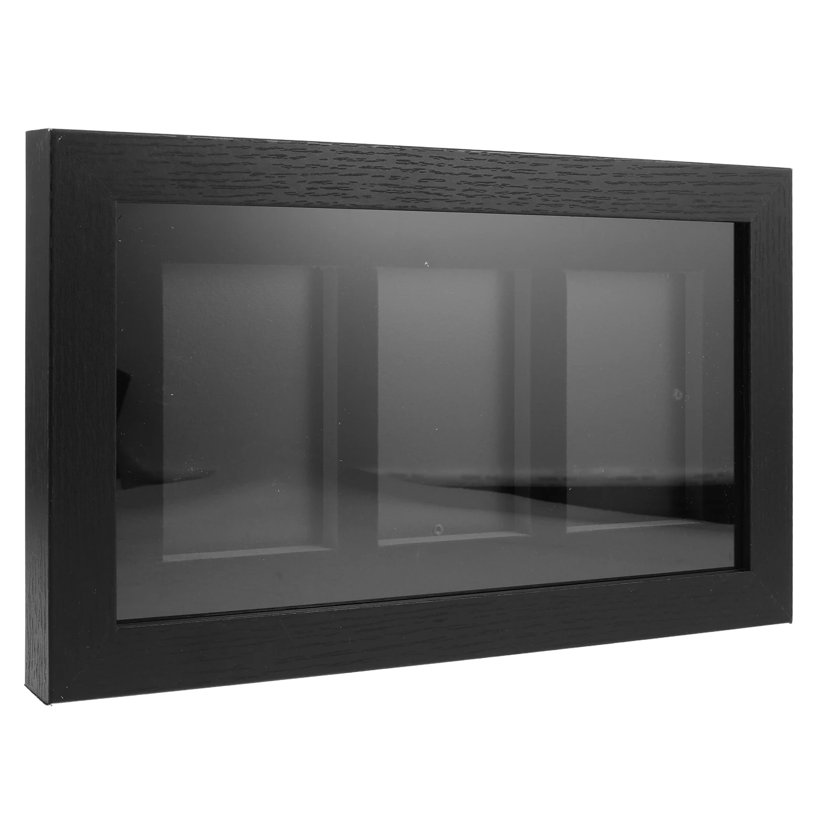 

Trading Card Display Frame Wall Mount Black Case for Sports Cards Collection Exhibitions Stand Compact Design Durability