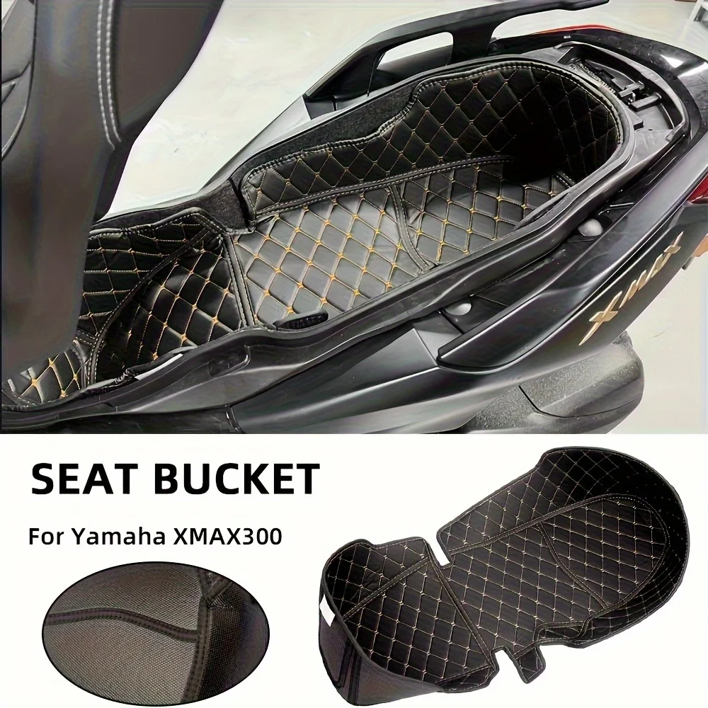 

Для Yamaha XMAX300 X-MAX300 2017-2024 мотоциклетная седельная сумка, ящик для хранения, вкладыш из искусственной кожи