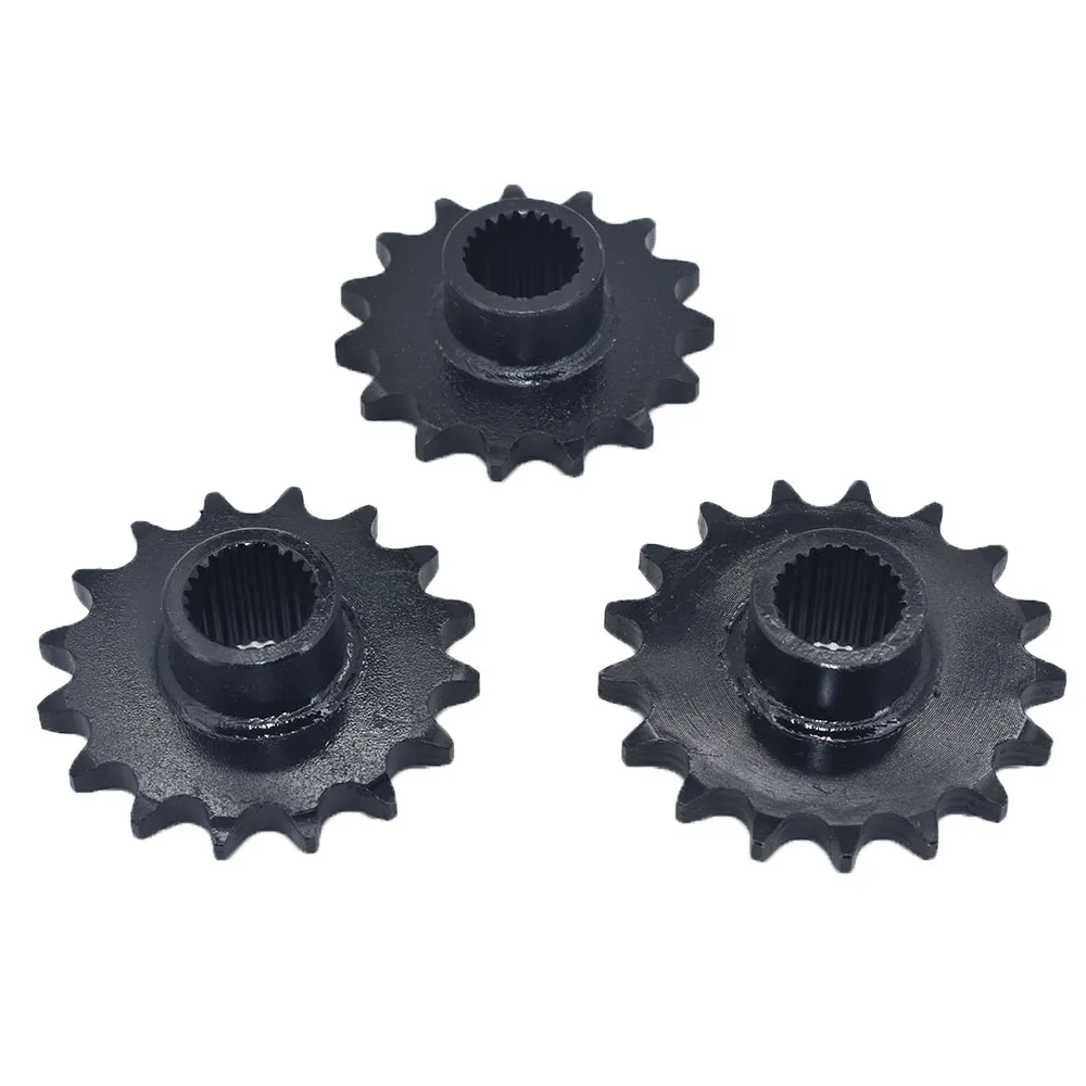 Front 530 Chain Sprocket Cog 24T Gear 14T 15T 16T 17T Teeth For Gy6 125cc 150cc Quad Dirt Pit Bike ATV UTV Buggy Go Kart