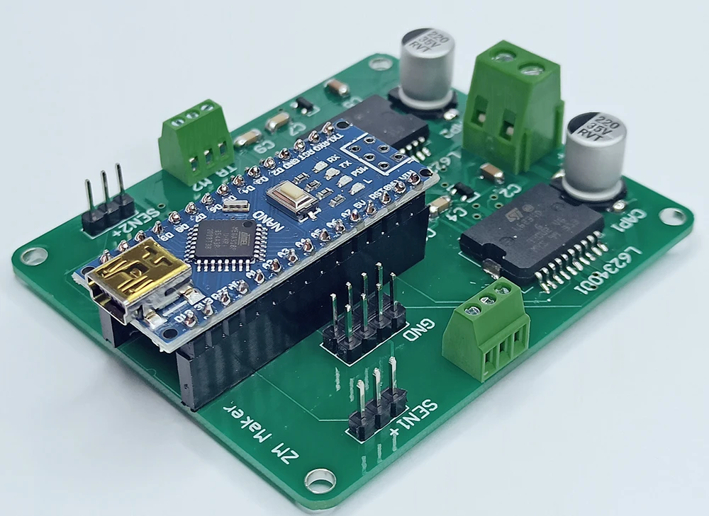 FOC Dual Independent Brushless Motor Driver Board Development Board Simplefoc Experimental Platform Stm32esp32