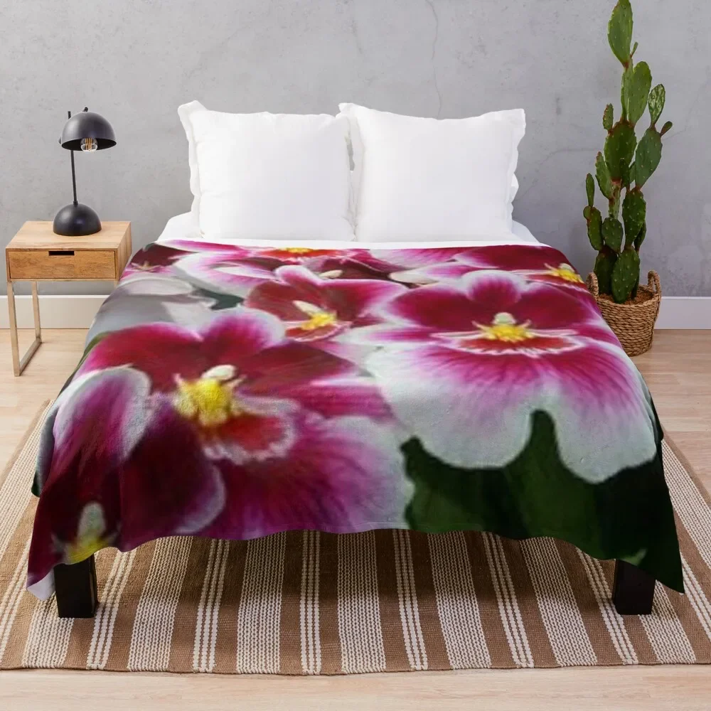 

Nice orchids. Throw Blanket Bed For Baby bed plaid Summer Blankets