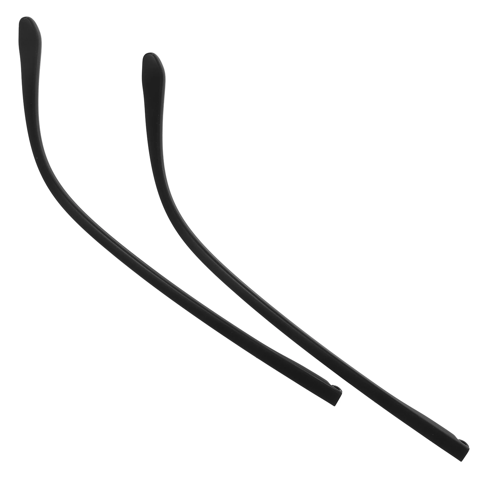 

1 Pair Black Metal Glasses Legs Nonslip Comfortable Eyeglass Arms Replacement Suitable for Sunglasses Reading Glasses