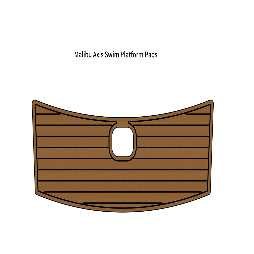 Malibu Axis Swim Platform Step Pad Boat EVA Foam Faux Teak Deck Floor Mat