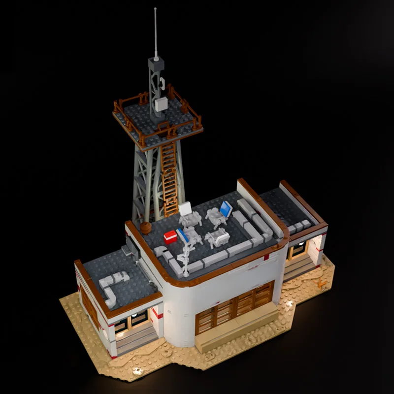 Base Espacial de Construcción Creativa, Bloques de Juguetes para Armar, Set de Construcción DIY para 247784 moc