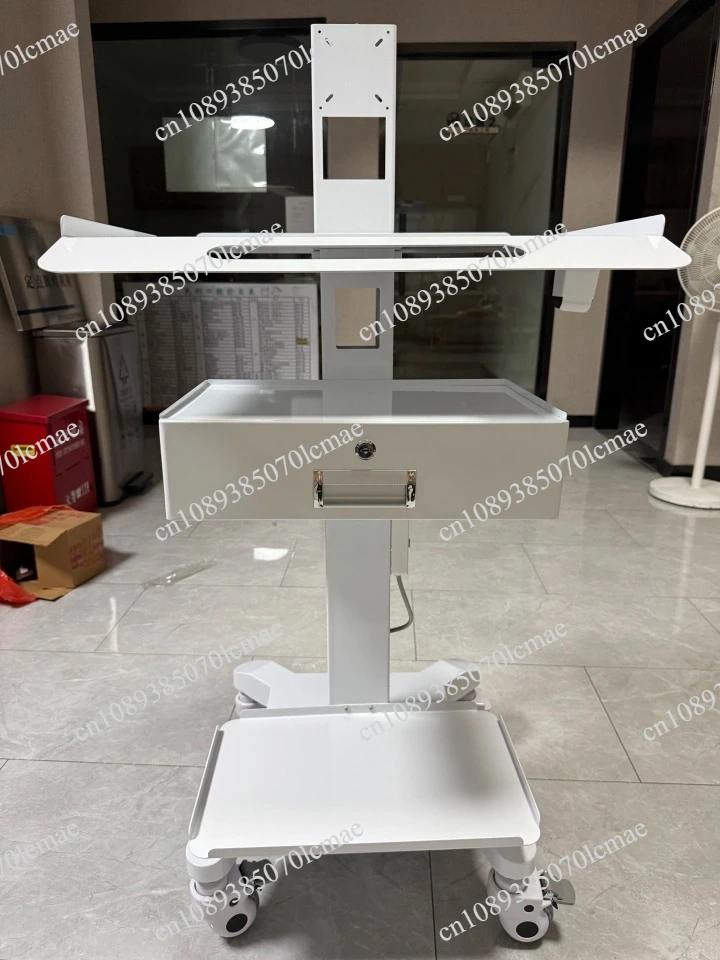 Mobile Oral Scanner Cart Multifunctional Instrument Trolley Laptop Storage Display Stand