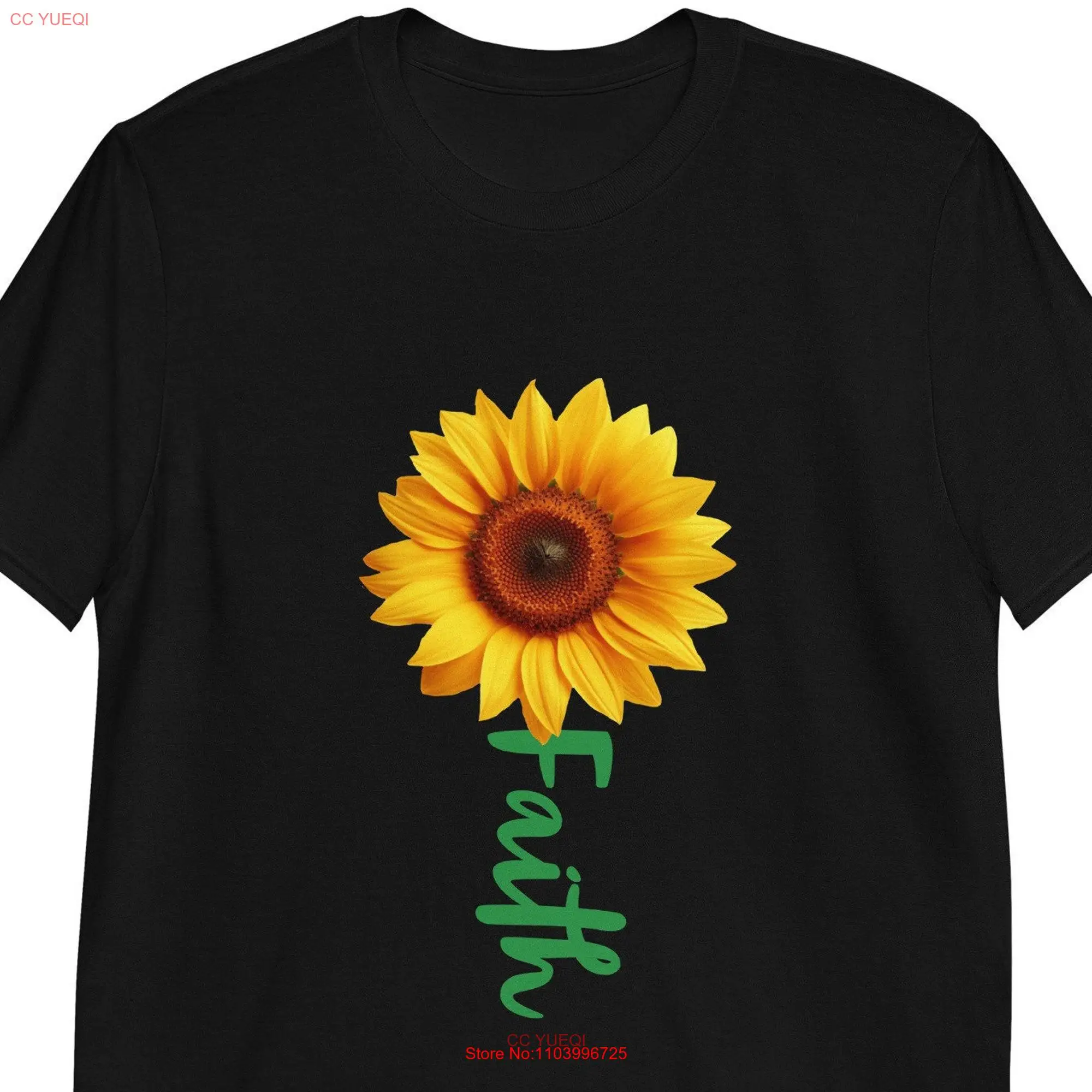 Spiritual Empath T Shirt I am Faith tee Ladies Sunflower Men's s for Her Workout Yoga long or short sleeves