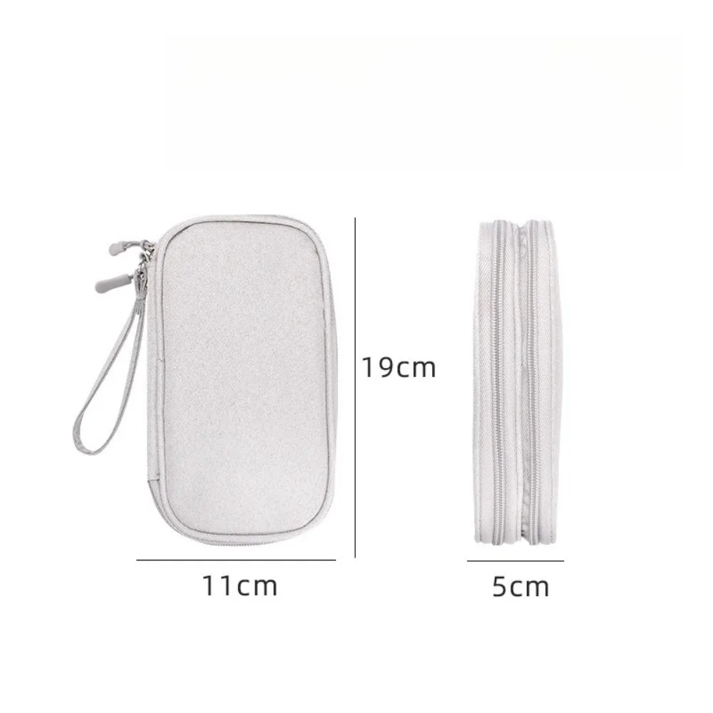 جديد حار بيع السفر طبقة مزدوجة كابل بيانات حقيبة التخزين متعددة الوظائف حقيبة رقمية حقيبة التخزين حقيبة جواز سفر #3