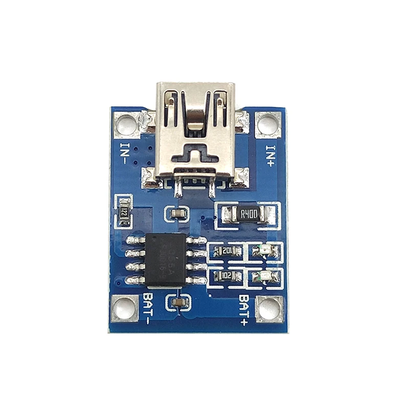 Módulo de cargador de batería de litio, placa de carga con protección, funciones duales, tipo c, Micro, Mini USB, 5V, 1A, 18650, TP4056, 1/5 unidades
