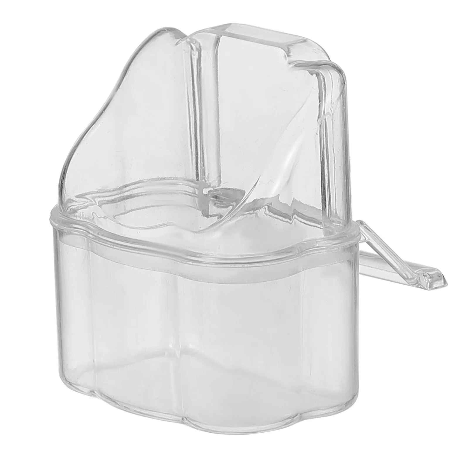 

5Pcs Bird Feeder Outdoor Hanging Parrot Drinking Cup Large Capacity Plastic Bird Water Feeder Pet Supply Cage Accessory