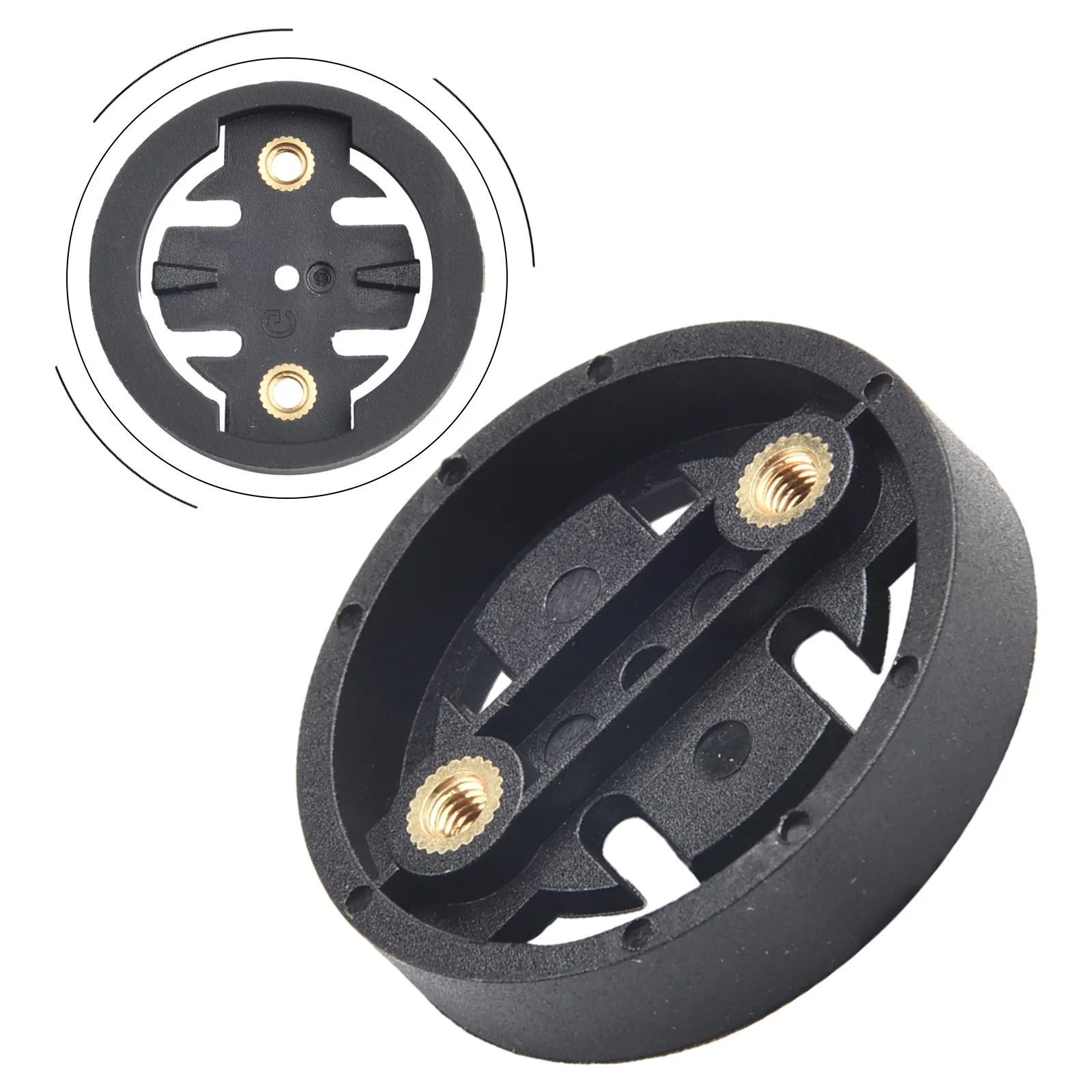 Suporte de cronômetro para bicicleta, base fixa, assento masculino, peças de reparo, câmera, farol, adaptador de conexão para garmin