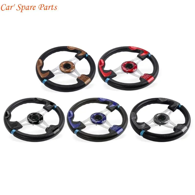 

Y4UA Универсальный руль диаметром 320 мм с текстурированной рукояткой из полиуретана Легкая конструкция Простая установка