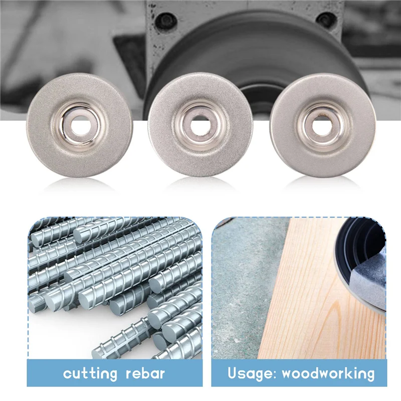 

ABKJ-3Pcs 56Mm Diamond 180/320/600 Grinding Wheel Circle Disc For Electric Multifunctional Sharpener Grinder Sharpening