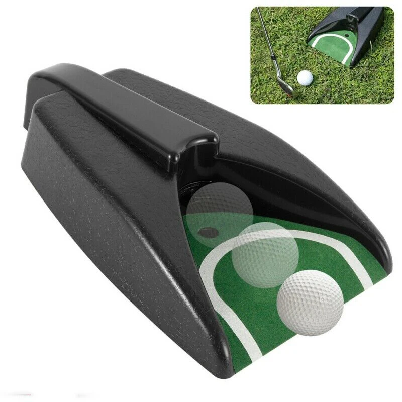 1pc Automatic ball return device golf push rod training aid tool push rod automatic ball return practice device Training Aids