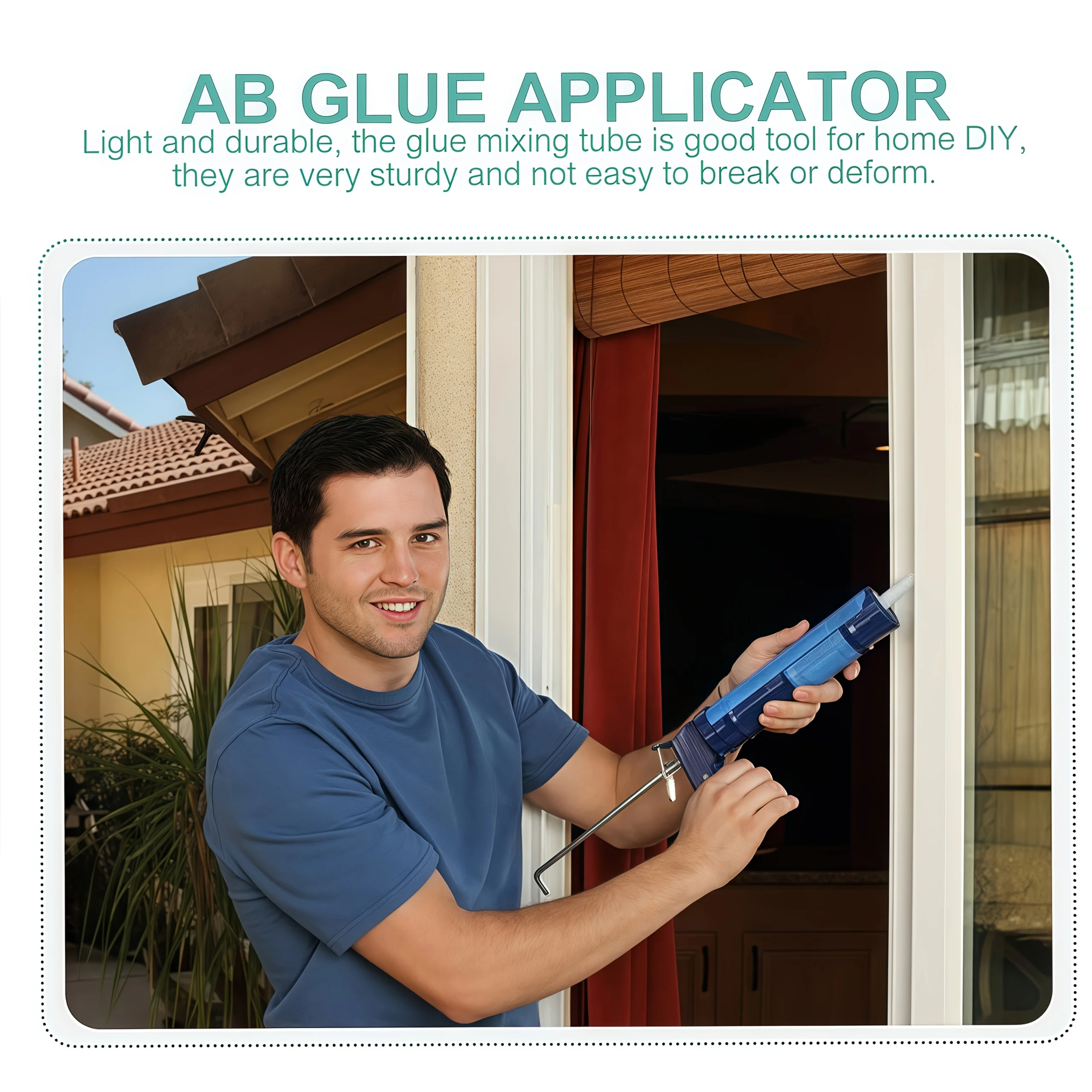 10/20 epoxy resin mixing nozzles, glue applicator, suitable for AB gun with 50 ml/1.7 oz (1:1/1:2 ratio) for static mixing resin