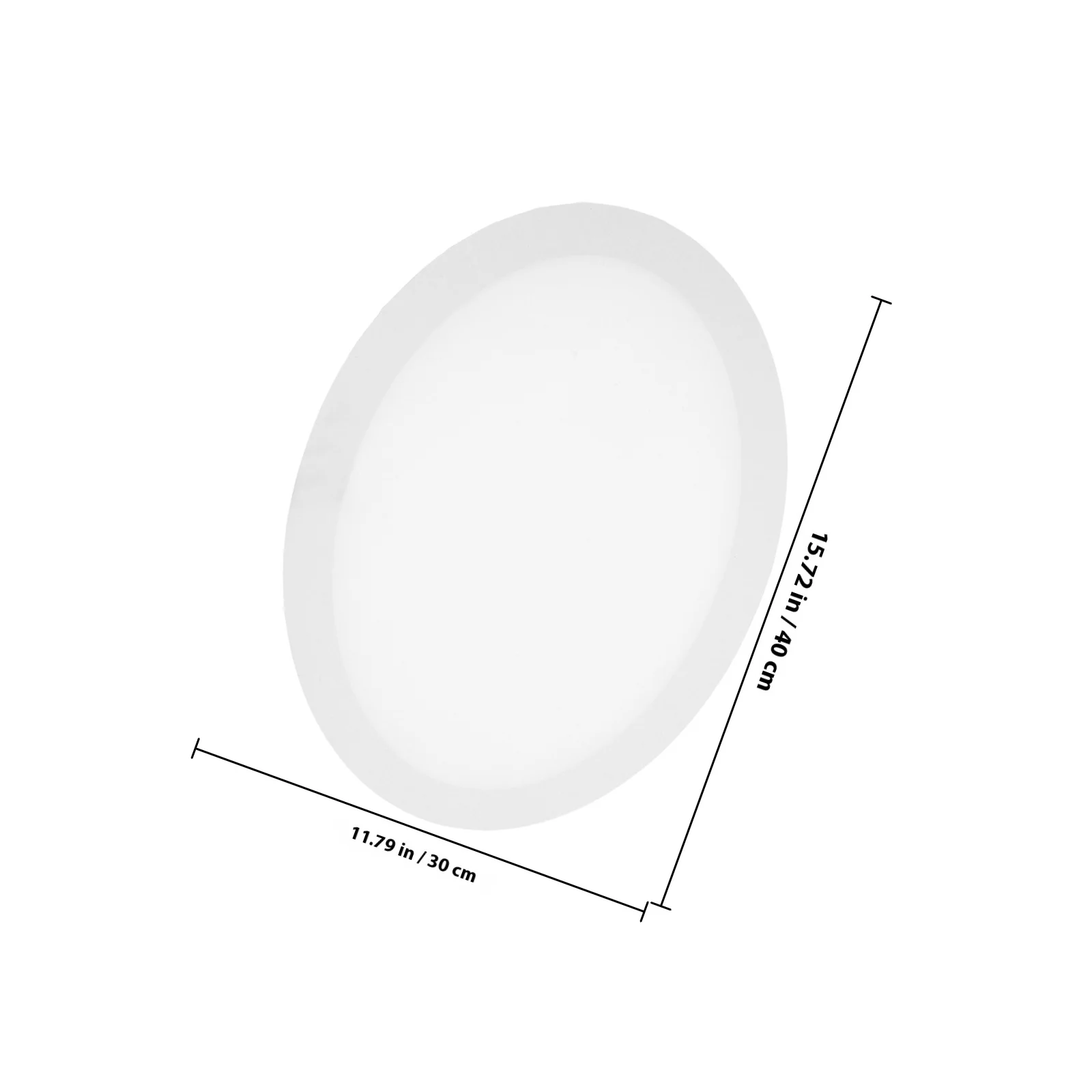 กรอบภาพวาดสีน้ำมัน 2 ชิ้น ขนาด 30x40 ซม. รูปทรงวงรี สีขาว สำหรับงานอะคริลิก เทมเพรา งานศิลปะ DIY นักเรียน วาดภาพ บนผ้าฝ้าย