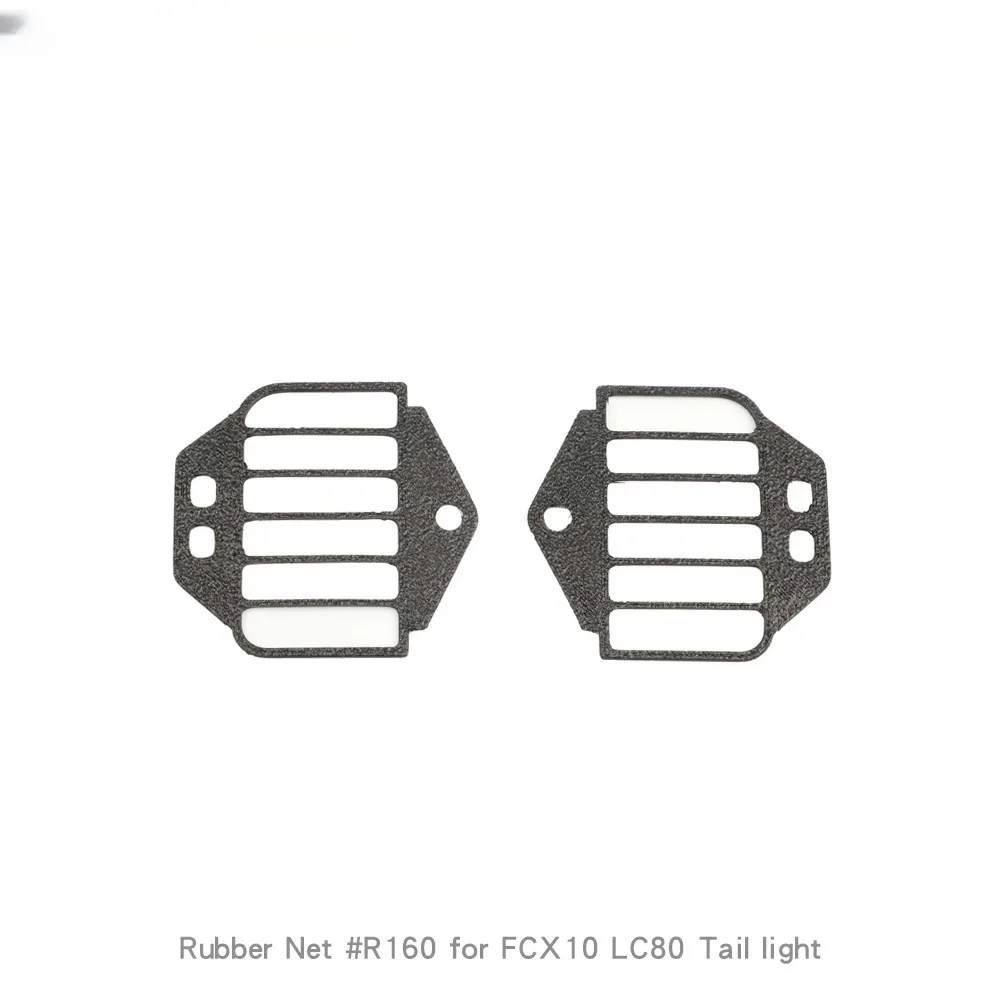 1/10 Tail Light Protective Net Cover Guard Mesh Rubber for FMS FCX10 LC80 #R160R