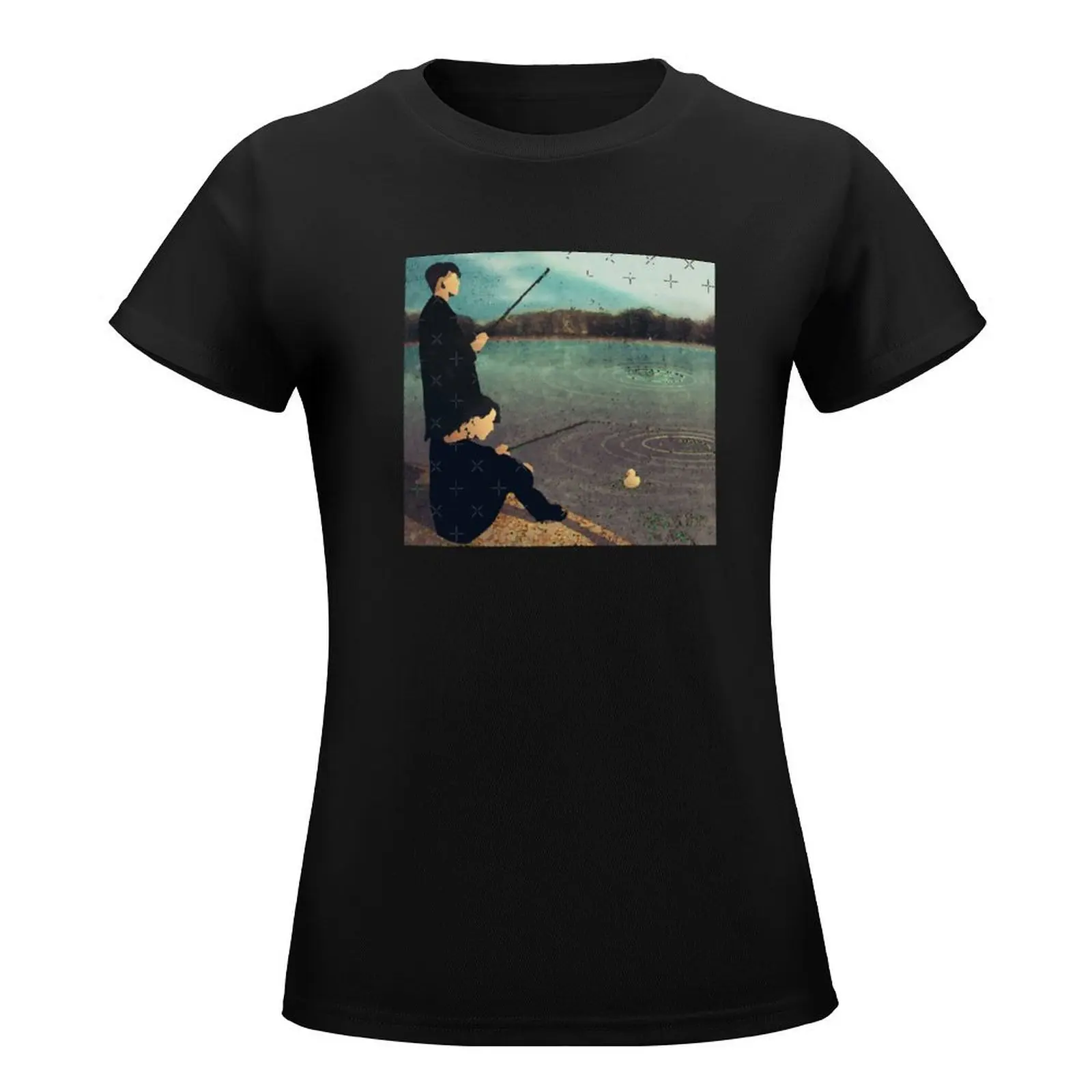 Tears for Fears - The Fishing Active T-Shirt summer tops customs customizeds Female clothing white t-shirts for Women