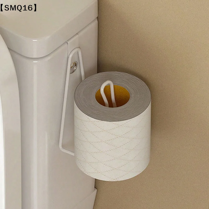 1 PC Toilet Roll Paper Holder Organizer Wall Mount Storage Stand Kitchen Bathroom No Drill Tissue Towel Dispenser Stainless【SMQ】