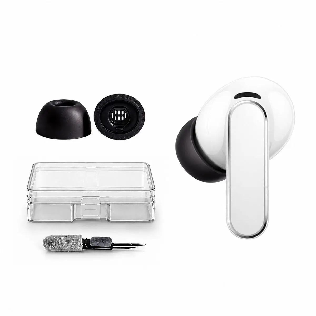 For HUAWEI FreeBuds Pro 5/4/3/2 XDcase 1 Pair Replacement Memory Foam Ear Tips Kit, S Size