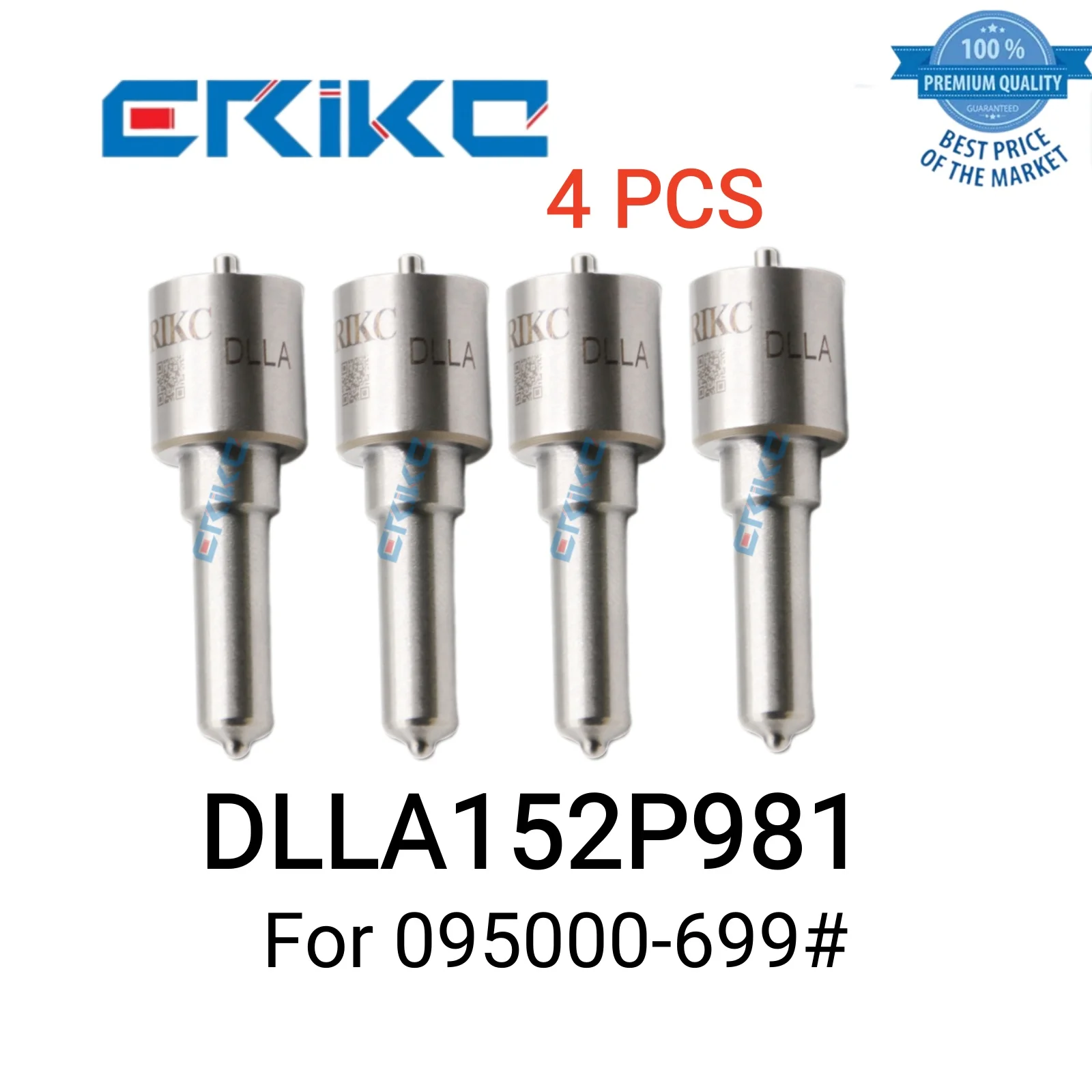 

4 PCS DLLA152P981 093400-9810 Original Fuel Spray Nozzle DLLA 152 P 981 Full Jet Nozzle DLLA 152P981 Nozzle for 095000-699#