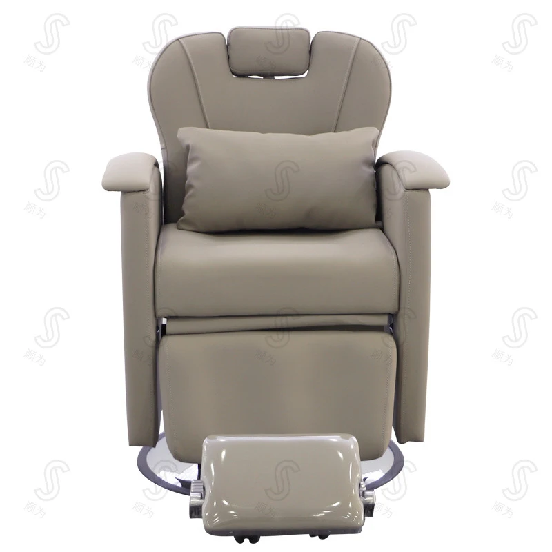 -Border Black Hydraulic Hairdressing , Salon , Adjustable Height, Reclining Barber Chair
