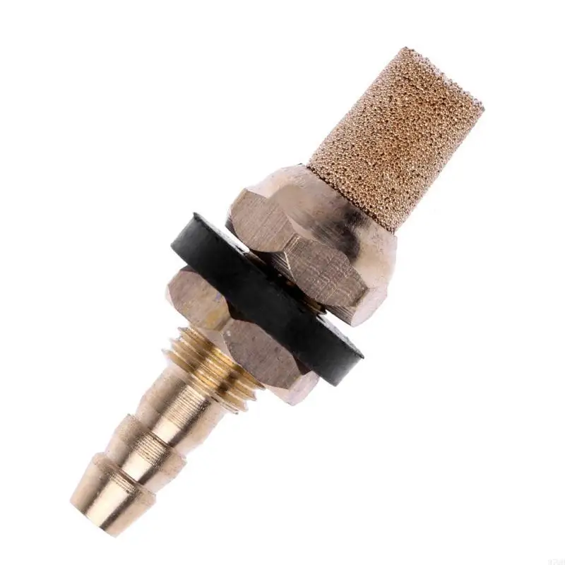97QD AIR Stone Copper Bubbler Aquarium Fish Fish Fish Pumps Assories Accessories Resable Mineral Stones Diffuser 1.6 "الارتفاع
