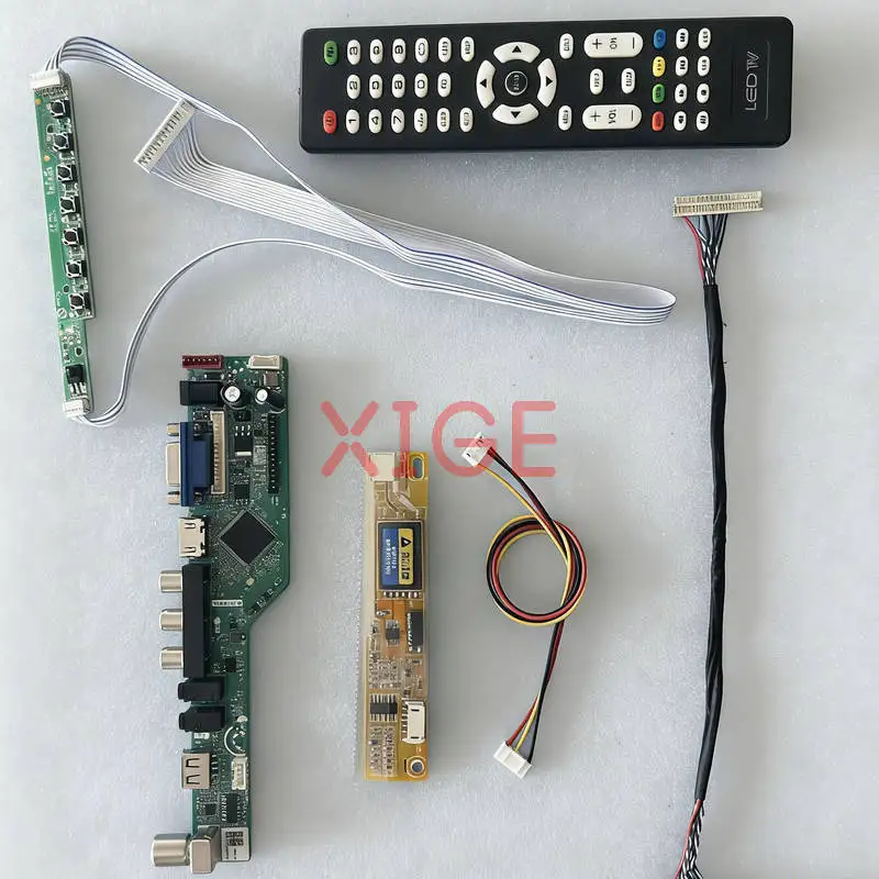 

Плата матричного контроллера подходит для LTN154P1 LTN154MT02 LTN154P2 LTN154P3 HDMI + VGA + AV + USB LVDS 30-контактный 1-CCFL 1680*1050 1680x1050 DIY Kit