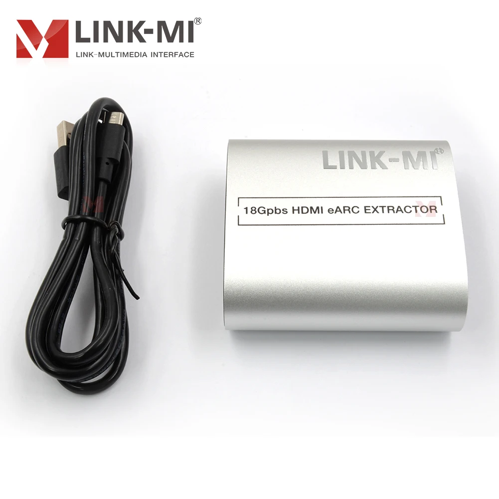 18Gbps HDMI eARC Audio Extractor, Support 4K@60Hz HDR, Dolby Atmos/DTS:XPassthrough, HDMI 2.0b with CEC & EDID Management