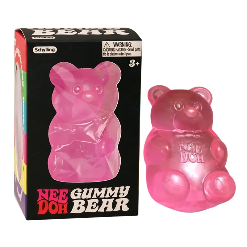 Schylling NeeDoh Nice Cube Sensorisches Quetschspielzeug mit Superfestem Squish zur Stresslinderung und Angstabbau Sensorisches Hilfsmittel Stressabbau-Spielzeug