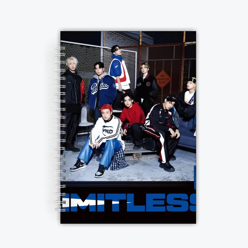 Kpop ATEEZ блокнот на катушке 50 страниц/книга B6 студенческий блокнот канцелярские товары для офиса JONGHO SEONGHWA HONGJOONG подарок для фанатов